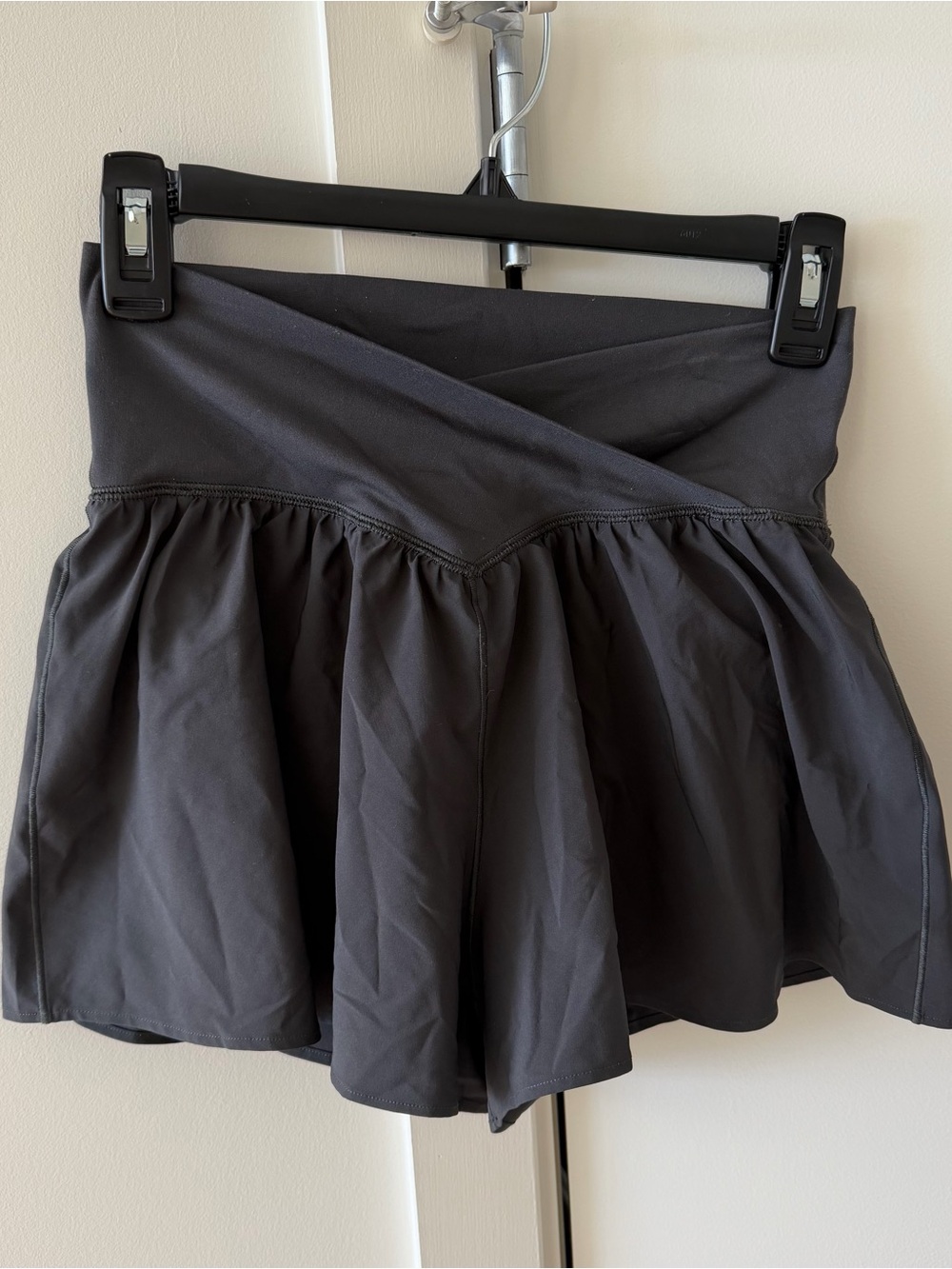 Dark Grey A-Line Skirted Athletic Skort AE Size S